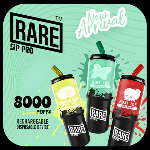 Rare Sip Pro 8000 Puffs Disposable