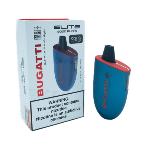 Bugatti Elite 9000 Puffs Disposable Powered by Aroma King