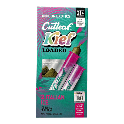Cutleaf Kief Loaded Pre-Rolls 2ct