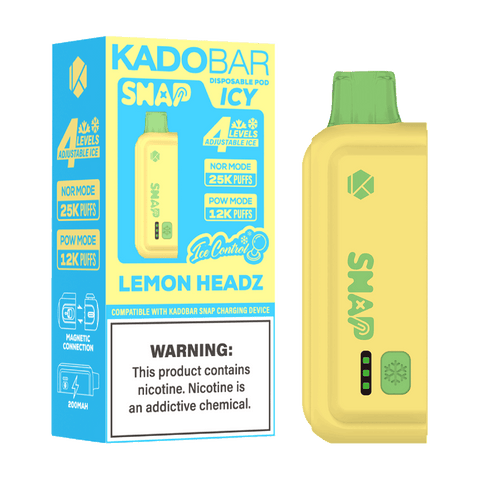 Kado Bar Snap Icy 5% 25K Puffs Disposable Pod (Addon Battery Not Included)