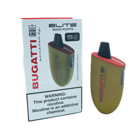 Bugatti Elite 9000 Puffs Disposable Powered by Aroma King