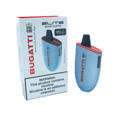 Bugatti Elite 9000 Puffs Disposable Powered by Aroma King