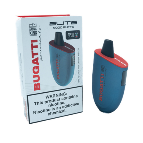Bugatti Elite 9000 Puffs Disposable Powered by Aroma King