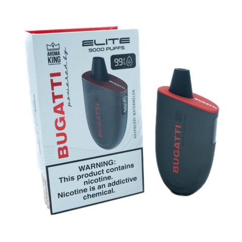 Bugatti Elite 9000 Puffs Disposable Powered by Aroma King