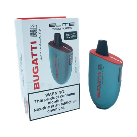 Bugatti Elite 9000 Puffs Disposable Powered by Aroma King