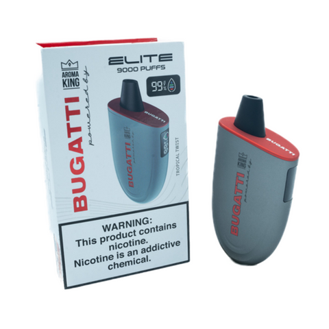 Bugatti Elite 9000 Puffs Disposable Powered by Aroma King