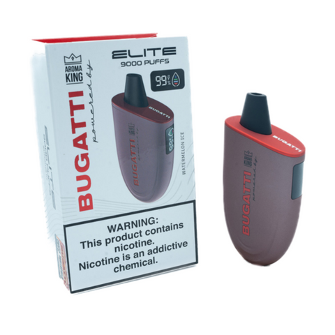 Bugatti Elite 9000 Puffs Disposable Powered by Aroma King
