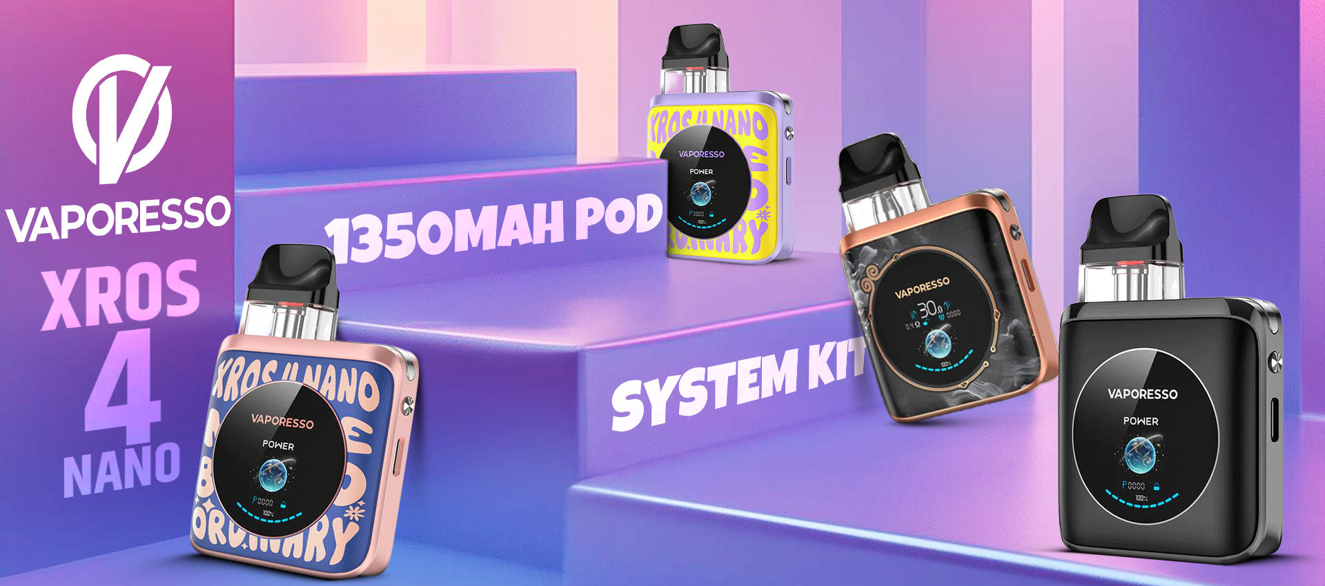 Vaporesso Xros 4 Nano 1350mAh Pod System Kit