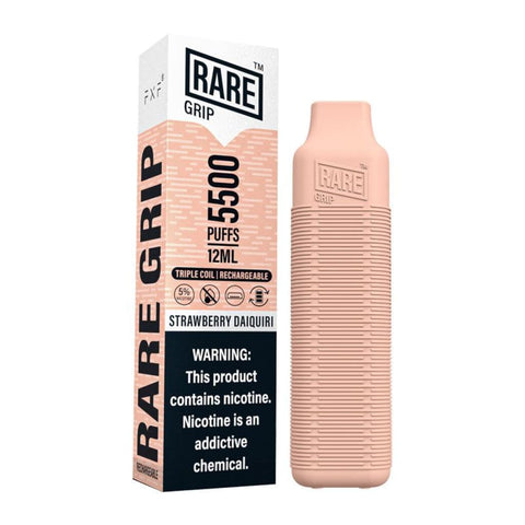 Rare Grip Triple Mesh Coil Rechargeable 5500 Puffs 12ml Disposable Strawberry Daiquiri Disposable Devices 703674231700