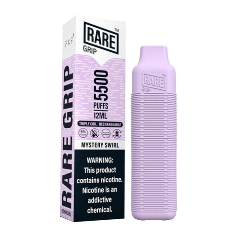 Rare Grip Triple Mesh Coil Rechargeable 5500 Puffs 12ml Disposable Mystery Swirl Disposable Devices 703674231687