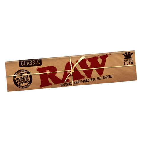RAW Classic King Size Slim Rolling Papers 716165177357