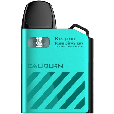 Uwell Caliburn AK2 15W 520mAh Pod Kit Turquoise Blue Refillable Pod Kit 6941736502380