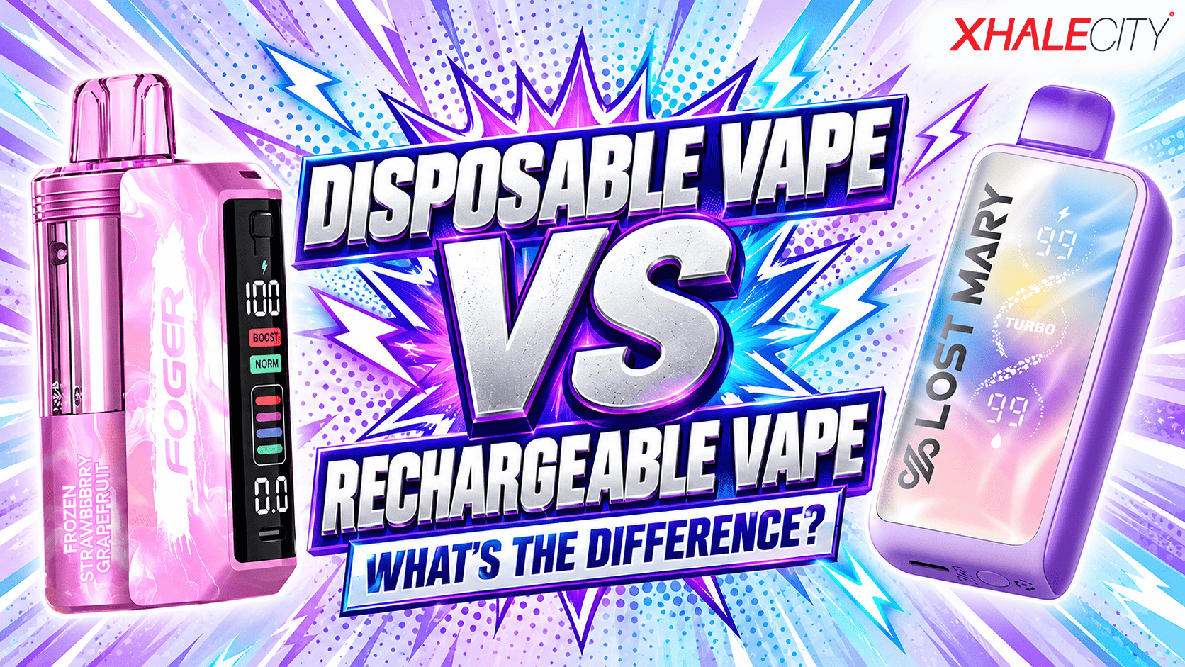 Disposable Vape vs Rechargeable Vape: What’s the Difference?