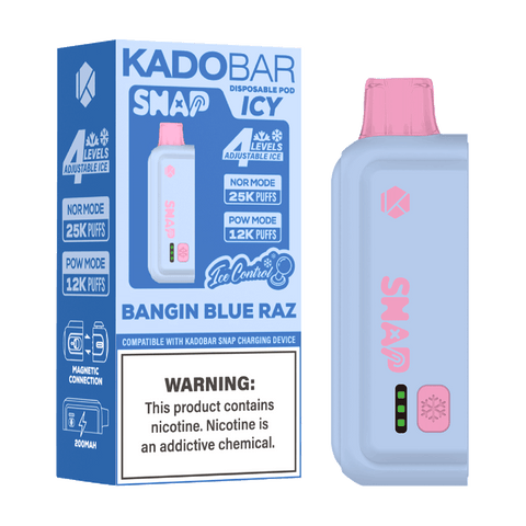 Kado Bar Snap Icy 5% 25K Puffs Disposable Pod (Addon Battery Not Included)