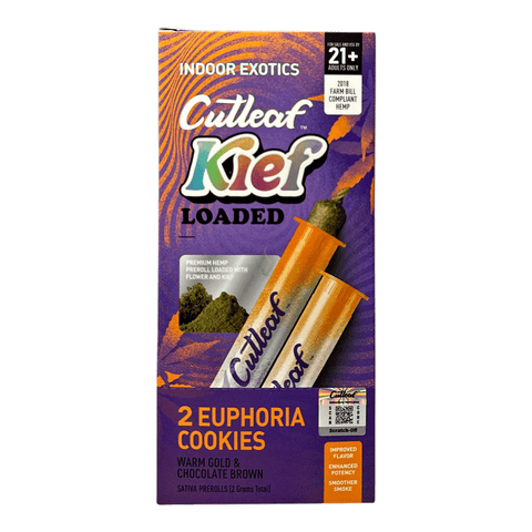 Cutleaf Kief Loaded Pre-Rolls 2ct