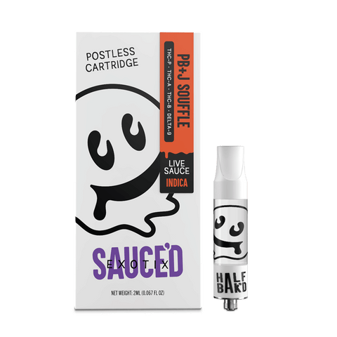 Half Bak'd Sauce'd Exotic THC-P Cartridge 2gm