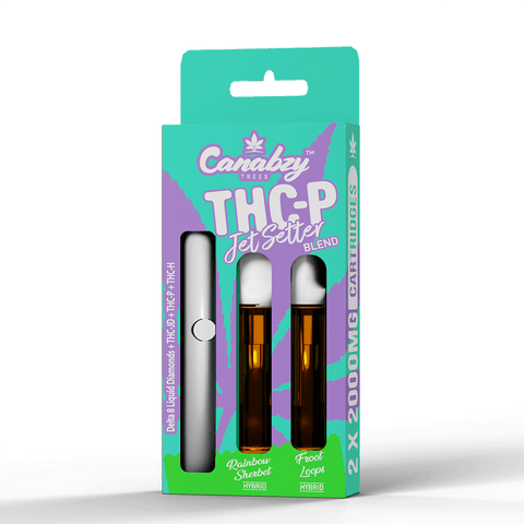 Canabzy Jet Setter Blend Cartridge W/Battery 2 x 2gm