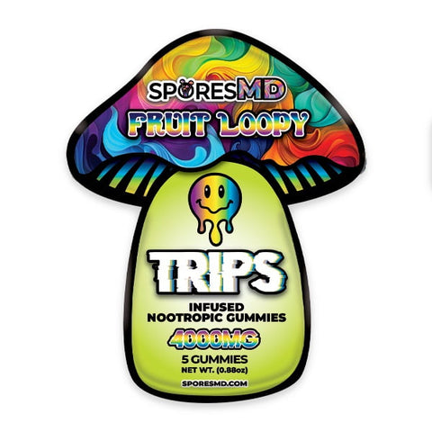 Spores MD TRIPS Infused Nootropic Gummies 4000mg