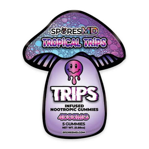 Spores MD TRIPS Infused Nootropic Gummies 4000mg