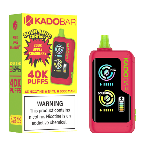 Kado Bar 5% Sour and Nic Control 40000 Puffs Disposable
