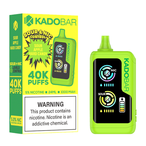 Kado Bar 5% Sour and Nic Control 40000 Puffs Disposable
