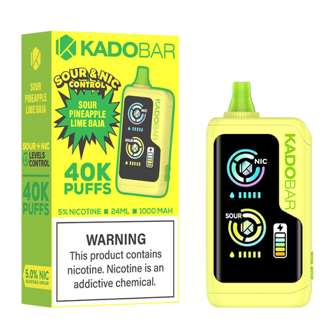 Kado Bar 5% Sour and Nic Control 40000 Puffs Disposable