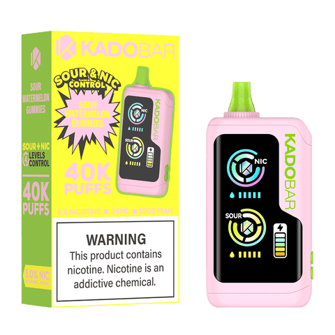 Kado Bar 5% Sour and Nic Control 40000 Puffs Disposable