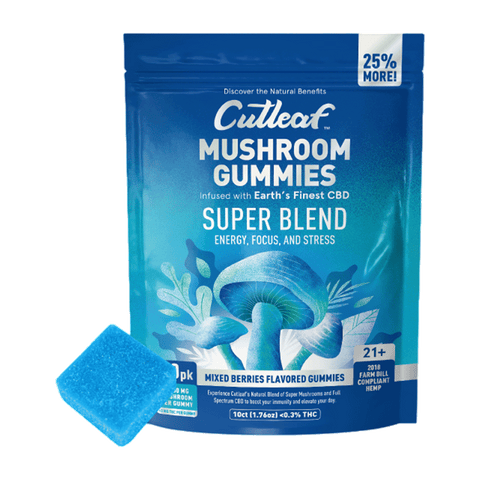 Cutleaf Mushroom Gummies 10000mg