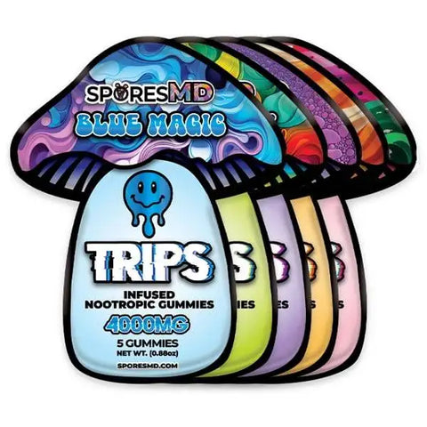 Spores MD TRIPS Infused Nootropic Gummies 4000mg