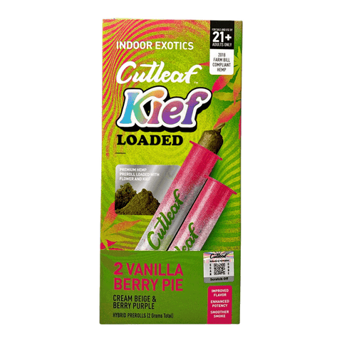 Cutleaf Kief Loaded Pre-Rolls 2ct
