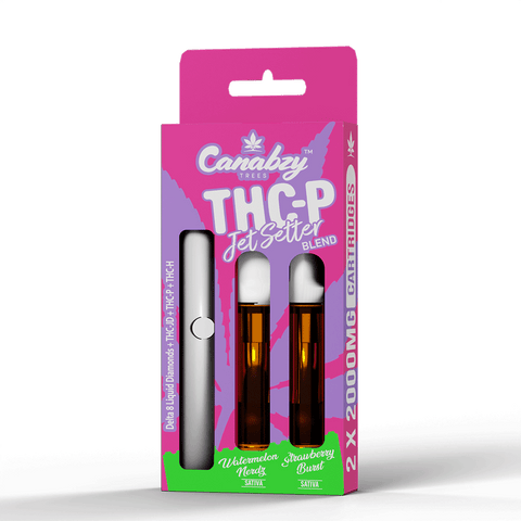 Canabzy Jet Setter Blend Cartridge W/Battery 2 x 2gm