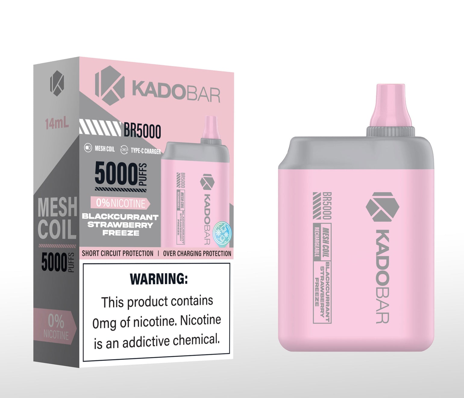 Kado Bar 5000 Puff 0 Nicotine 14ml Disposable Xhale City