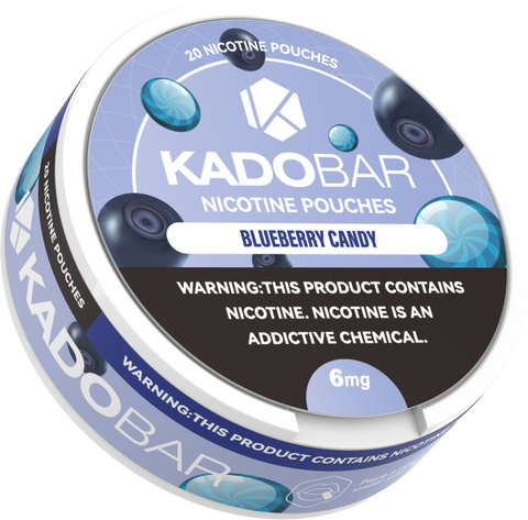 KadoBar Nicotine Pouches 20 Pack Can | 1Ct