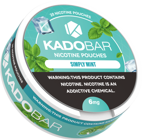 KadoBar Nicotine Pouches 20 Pack Can | 1Ct