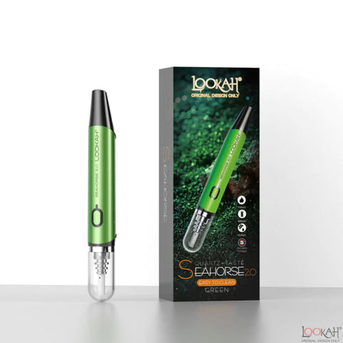 Lookah Seahorse 2.0 Wax Pen Green Concentrate Vaporizers 6973199594039