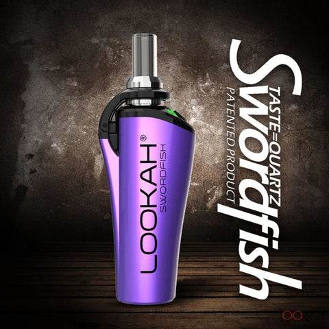 Lookah Swordfish Portable Wax Vaporizer Purple Concentrate Vaporizers 6973199595722
