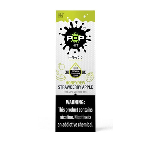 Pop Hit Pro 5% Disposable Honeydew Strawberry Apple Disposable Device 785939464856