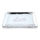 RAW Crystal Glass Rolling Tray Rolling Trays 716165286103