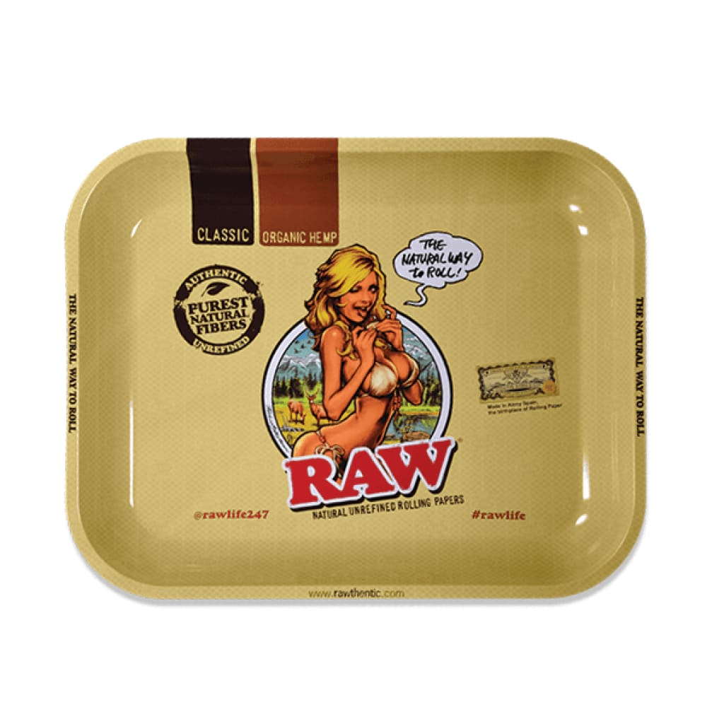 RAW Large Rolling Tray - Girl - Xhale City