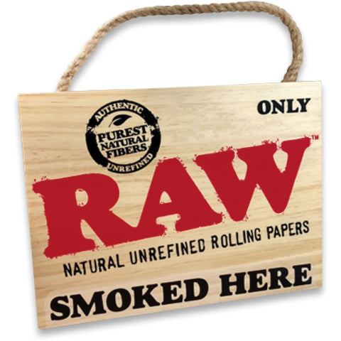RAW Wooden Sign Merchandise 716165156796