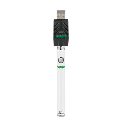 White Ooze Slim Pen Twist Battery